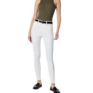 Spanx Every Wear Mid Rise Pull On Casual Ankle Skinny Jeans White Medium